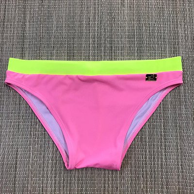 Sunga Duo Rosa Chiclete com Neon - PowerSlip