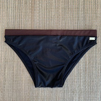 Sunga Duo Black Com Marrom - PowerSlip