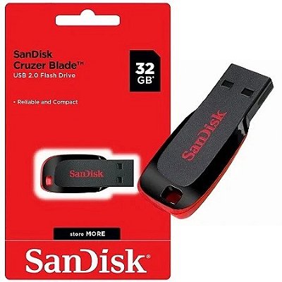 Pen Drive 32Gb SanDisk Cruzer Blade