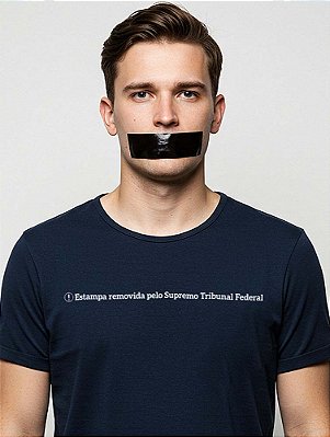 Frases: Estampa removida pelo STF - masculino