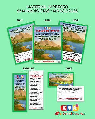 KIT PROMOCIONAL DO EVENTO: EVANGELIÇÃO DE CIAS - ICM - MARÇO 2026