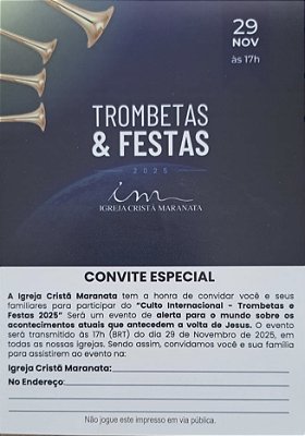 CONVITE - TROMBETAS & FESTAS 2025 - ICM