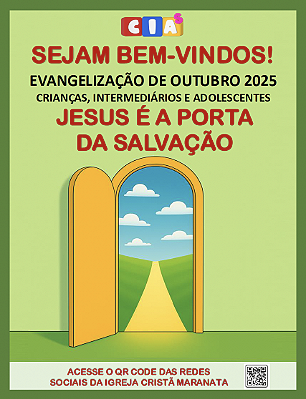 Banner: Evangelização de CIAs - MARÇO 2025