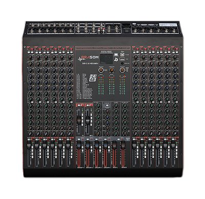 Mesa de Som Brasom Profissional Br-12.6 - 12 Canais e 6 Aux