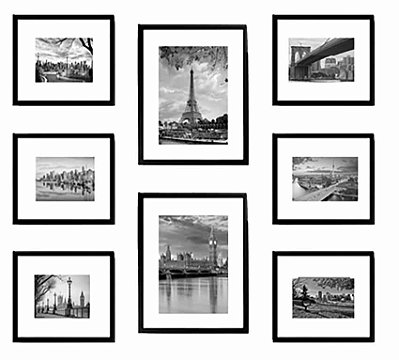 PORTA-RETRATO - Composição com 8 Quadros