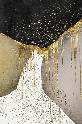 Impressão em tecido Canvas Abstrato Escorrido