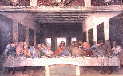 Impressão em Canva Religioso a Última Ceia