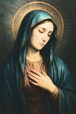 Impressão em Canva Religioso Nossa Senhora