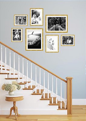 PORTA-RETRATO - Composição com 7 Quadros (opção 2)