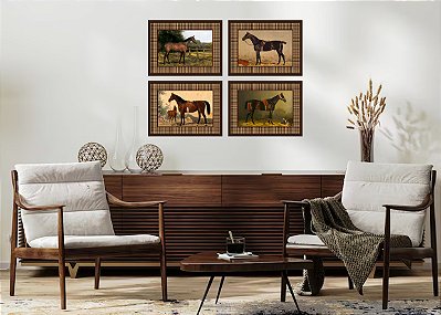 Quadros Gravuras Clássicas de Cavalos