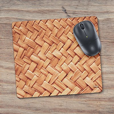 Mouse pad Textura Cesta de Palha