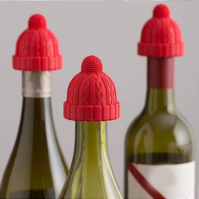 Tampa Gorro em Silicone Rolha para Garrafas Cerveja Vinho