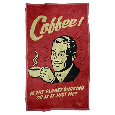 Pano Multiuso em Microfibra Coffee is the planet shaking or is it just me