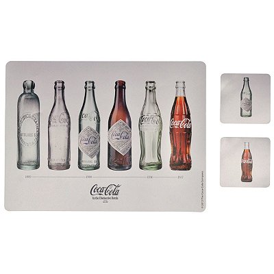 Jogo Americano Coca-Cola In the Distinctive Bottle - 4 peças