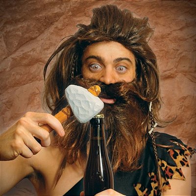 Abridor de Garrafa Machado Idade da Pedra