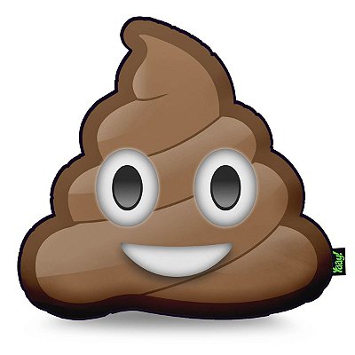 Almofada Emoticon - Emoji Cocozinho Poop