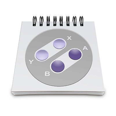 Bloco de Anotações Joystick 16-bits