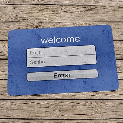 Capacho Eco Slim 3mm Tela de Login para Entrar