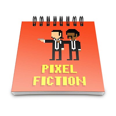 Bloco de Anotações Pixel Fiction