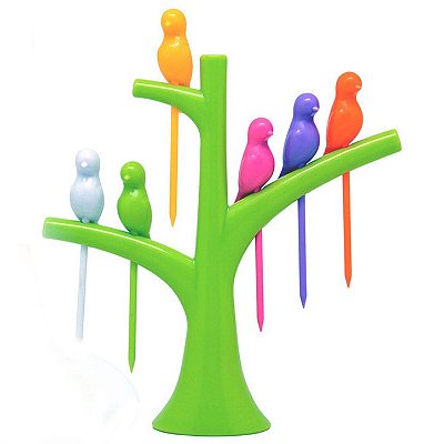 Espetos para Petiscos Birdie Fruit Fork