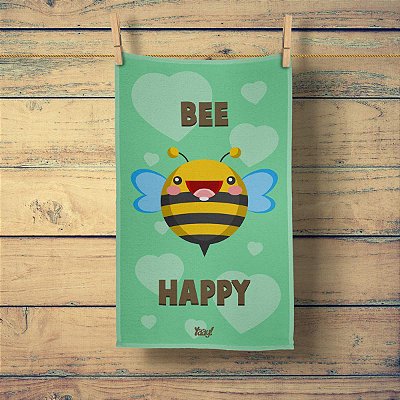 Pano Multiuso em Microfibra Abelha Bee Happy