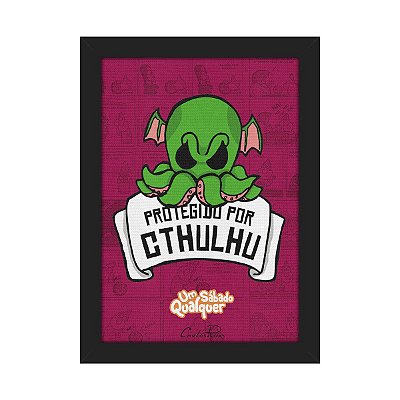 Quadro USQ Protegido por Cthulhu