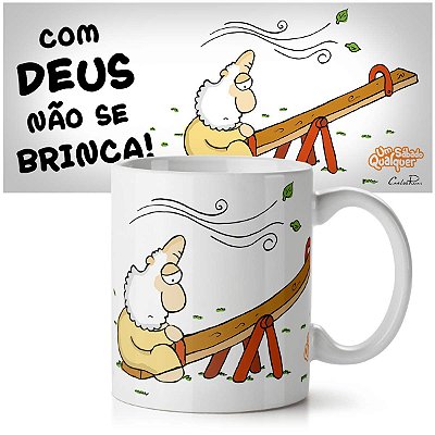 Caneca USQ Com Deus não se brinca