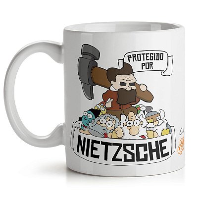 Caneca USQ Protegido Por Nietzsche