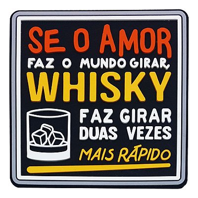 Porta Copo Amor vs Whisky