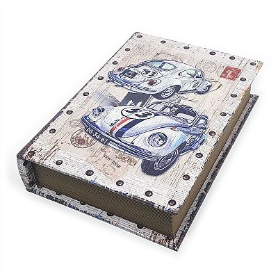 Caixa Livro Decorativa Fusca 53 Herbie - 25 x 18 cm