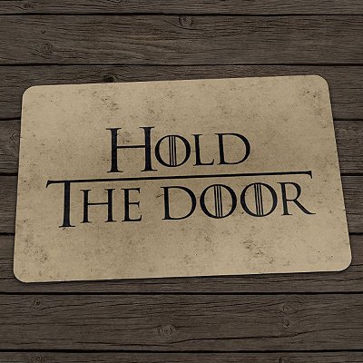 Capacho Eco Slim 3mm Hold The Door