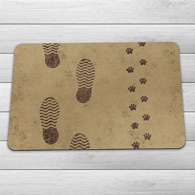 Capacho Eco Slim 3mm Pegadas e Pegadinhas