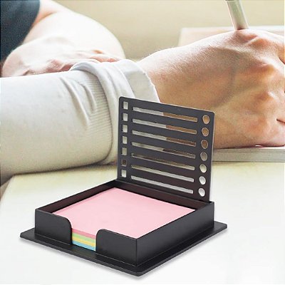 Organizador de Papel Adesivo com Estêncil Post it