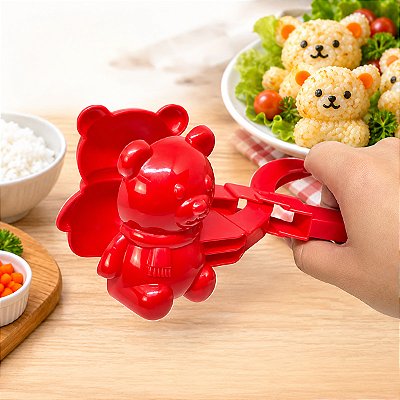 Forma Molde Ursinho para Arroz Onigiri Bolinhos e Alimentos