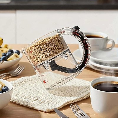 Medidor Ajustável 4 em 1 Copo Medidor 250ml para Cozinha