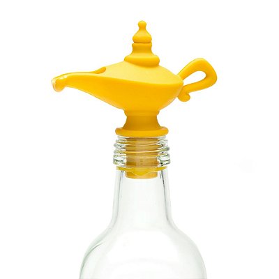 Tampa e Dispenser Dosador para garrafa Lâmpada Aladim