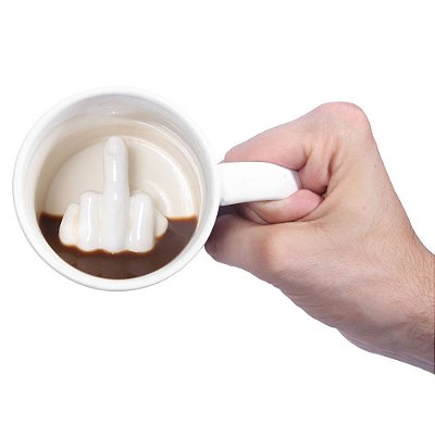 Caneca Dedo do Meio Up Yours Mug