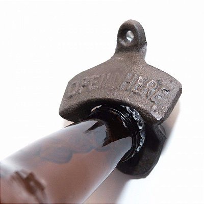 Abridor de Garrafa de parede Rústico