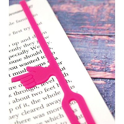 Marcador de Páginas com indicador de parágrafo - rosa