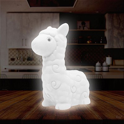 Luminária sem fio Lhama - branco