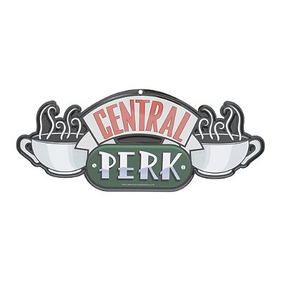 Placa em alumínio Friends Central Perk