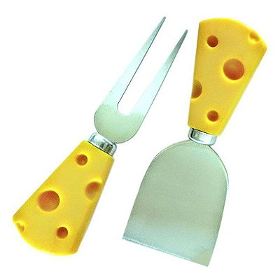 Kit para queijos em Aço Inox 2 peças