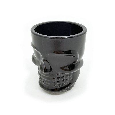 Copo Shot Caveira Skull Dose 50ml - black