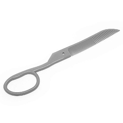 Pente Meia Tesoura Scissor - prata