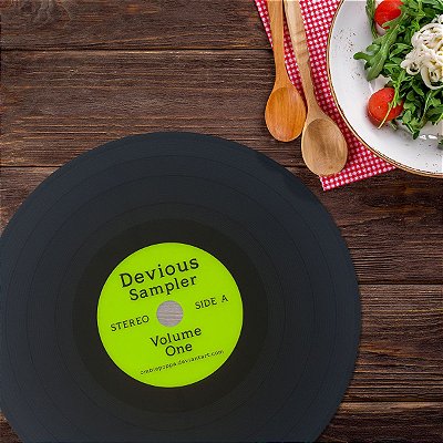 Lugar Americano Disco de Vinil Devious Sampler - verde