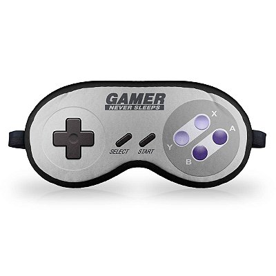 Máscara de Dormir em neoprene Gamer Joystick 16-bits