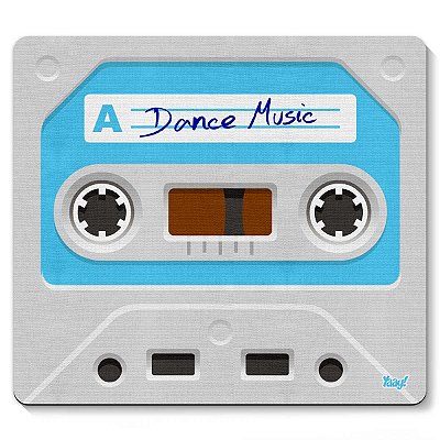 Mouse pad Fita Cassete Dance Music