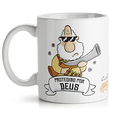 Caneca USQ Protegido Por Deus