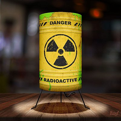 Luminária Yaay Barril Radioactive Radioativo