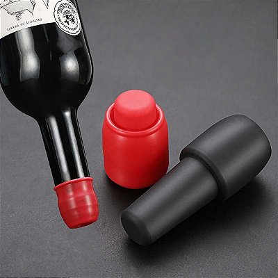 Rolha de Silicone Reutilizável para Garrafas de Vinho